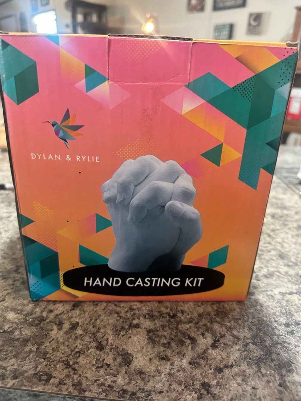 Dylan & Rylie Hand Casting Kit - Pink & Teal Box